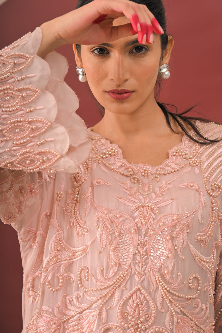 Gulabi Pushp Suit