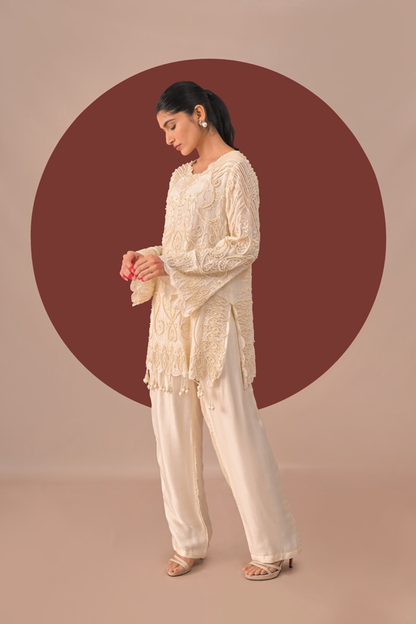 Ivory Pushp Suit