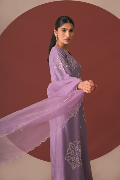 Lavanya Lilac Set