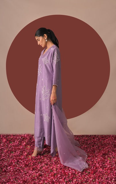 Lavanya Lilac Set