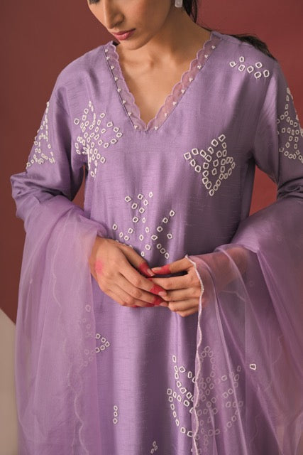 Lavanya Lilac Set