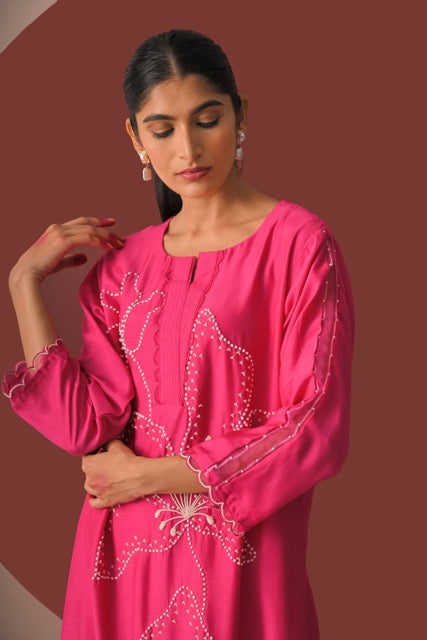 Rangoli Blossom Kurta Set